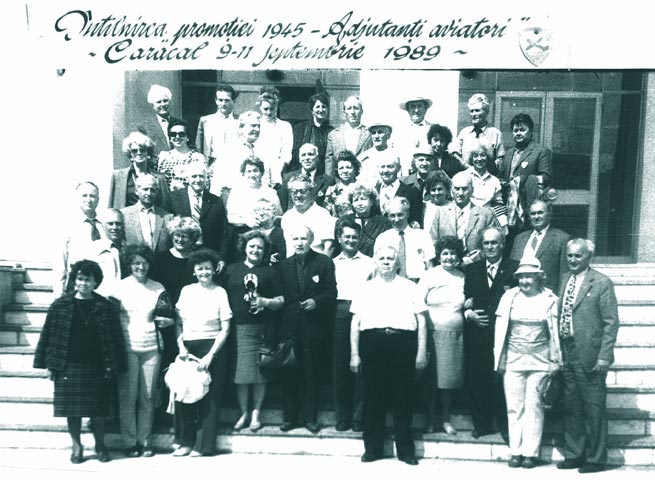 Intalnirea promotiei 1945 - Adjutanti aviatori - Caracal 9-11 septembrie 1989