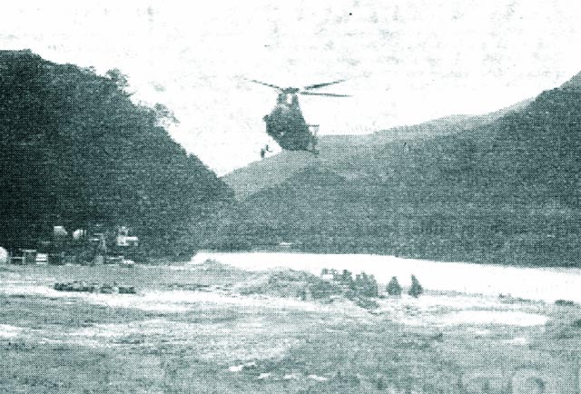 1965 - lucrand pe Valea Oltului