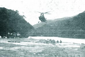 1965 - lucrand pe Valea Oltului