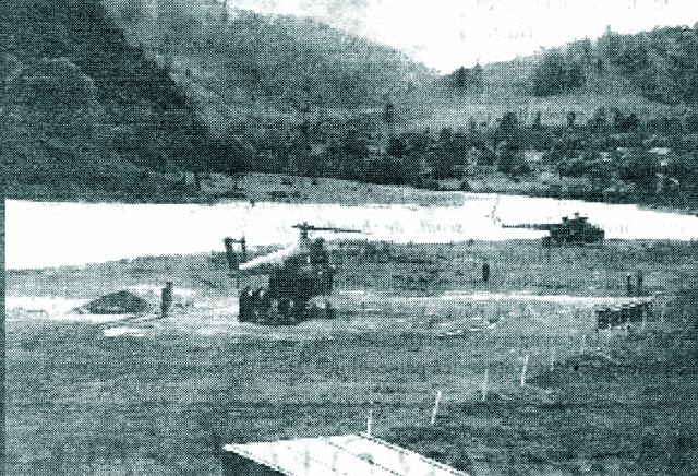 1965 - lucrand pe Valea Oltului