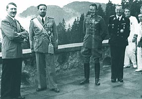 Vizitand Germania si pe Cancelarul Adolf Hitler - la Berghof