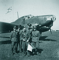 Avion Fw-58, pe aerodromul Brasov, 1941