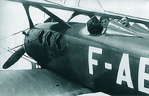 Biplan monomotor "SPAD-33" pentru transportul de pasageri in cabina inchisa