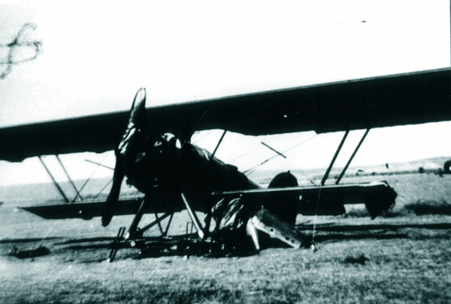 Efectele unei furtuni puternice ce s-a abatut la 22 August 1940 asupra aerodromului Preajba