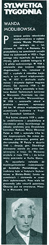 Wanda Modlibowska