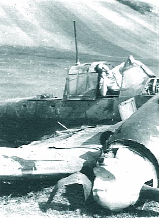 Avioan Stukas doborat