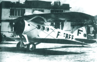 1929 - Baneasa, un avion al companiei AIR FRANCE