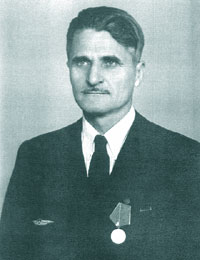 In 1950, la varsta de 52 de ani, decorat cu Medalia Muncii