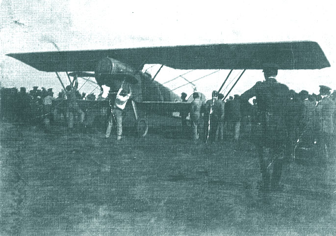 1930, miting aerian la Baneasa, avion Potez-25