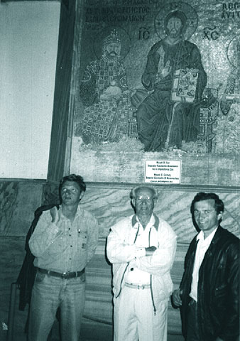 Vizitand Sf. Sofia (Istambul): Gheorghiu, Manolache, Militaru