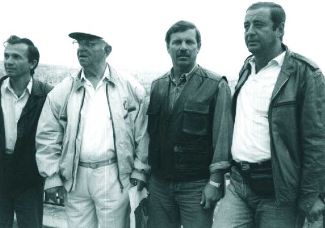 Antalya, de la stanga la dreapta: Gheorghe Militaru, Constantin Manolache, Alexandru Popovici, Stelian Filip