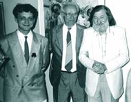 Cluj: Constantin Manolache si Cornel Marandiuc invitati de onoare la deschiderea expozitiei de pictura al regretatului artist plastic, propagandist si istoric al aviatiei ION TARALUNGA