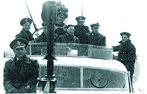 Pe mare cu vedeta rapida, in vederea cunoasterii zonei patrularilor aeriene - 1943