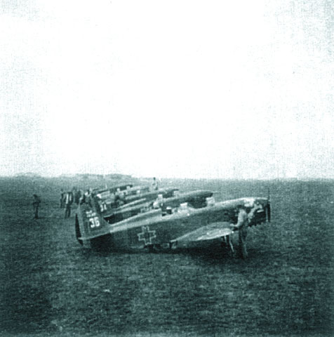 Ghimbav 1941, Scoala de perfectionare, escadrila de Nardi-uri