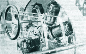 Volanul de comanda si motorul avionului Vlaicu