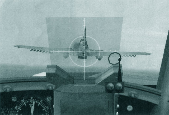 IL 2 Sturmovik in colimatorul unui Bf 109 E